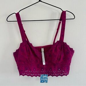 Intimately free people eyelet Ezra bralette